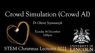 Crowd Simulation (Crowd AI) | Dr Olivier Szymanezyk Profile