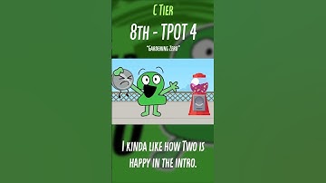 Ranking Every TPOT Intro (as of TPOT 13) #shorts #bfdi #tpot