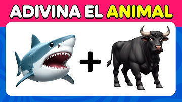 Adivina 60 ANIMALES por los Emojis 🐋🐯🐞 Encuentra el Emoji Raro 🐨
