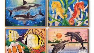 Melissa & Doug Amazing Sea Life Animals Jigsaw Puzzles screenshot 2