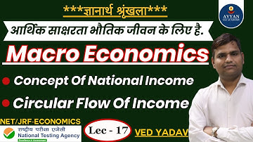 Macro Economics II Concept Of National Income II  LEC - 17 II ugc-net Economics Dec Exam 2023