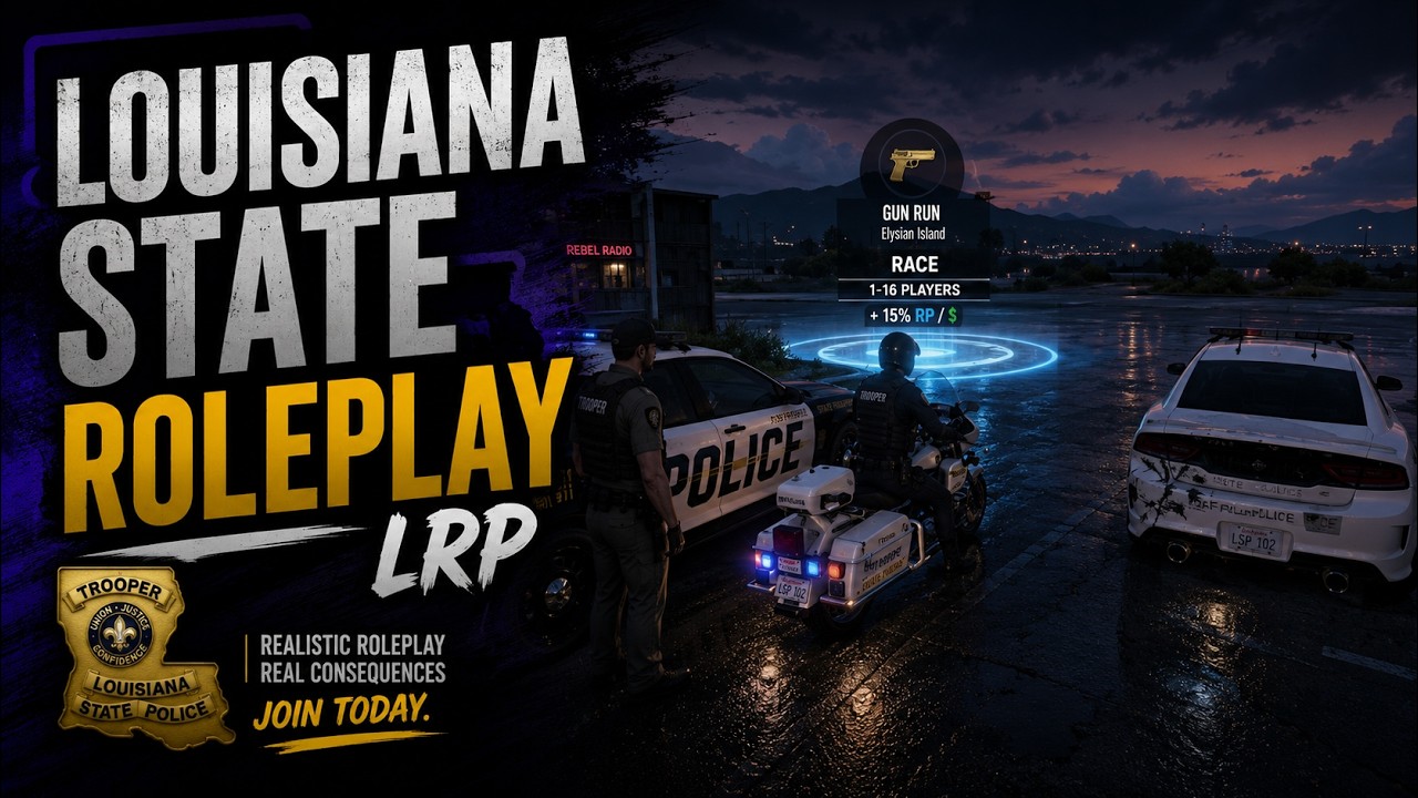 Back on the Motorunit | Louisiana State Roleplay | GTARP - YouTube