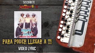 Video thumbnail of "Ramon Ayala - Para Poder Llegar A Ti (Video Lyric Oficial)"