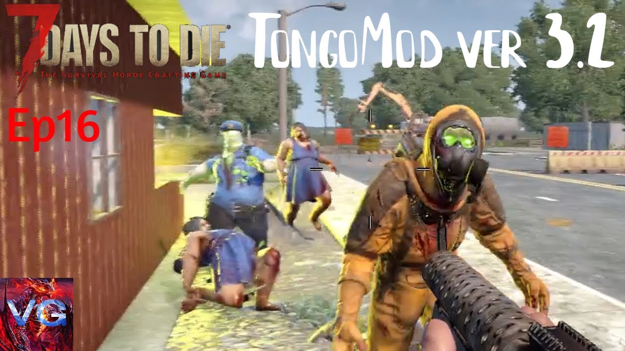 7 Days to Die Alpha 21 TongoMod Ep16 Infested Maggies Corner Cafe