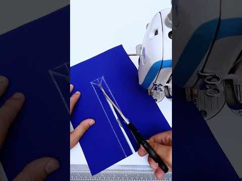 Sewing Perfect  Placket Quickly and  easily| Sewing Tips and tricks #shorts