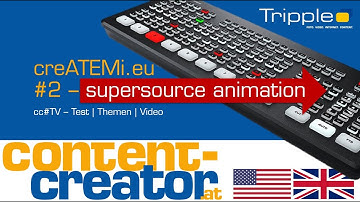 supersource animation macro generator - free for atem mini extreme #2 [english] [CC#TV]