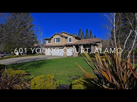 601 Young Ct, Alamo, CA home video tour