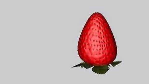 strawberry made by cinema4D