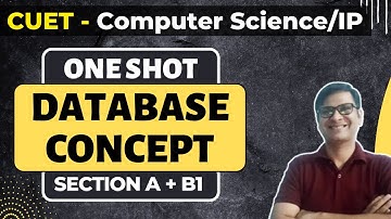 CUET Computer Science Preparation | Database Concept | CUET IP Preparation #cuetpreparation