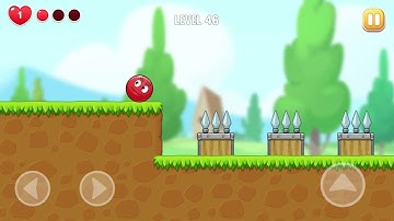 Bounce Ball Adventure Mobile Game Red Ball Level 46-47