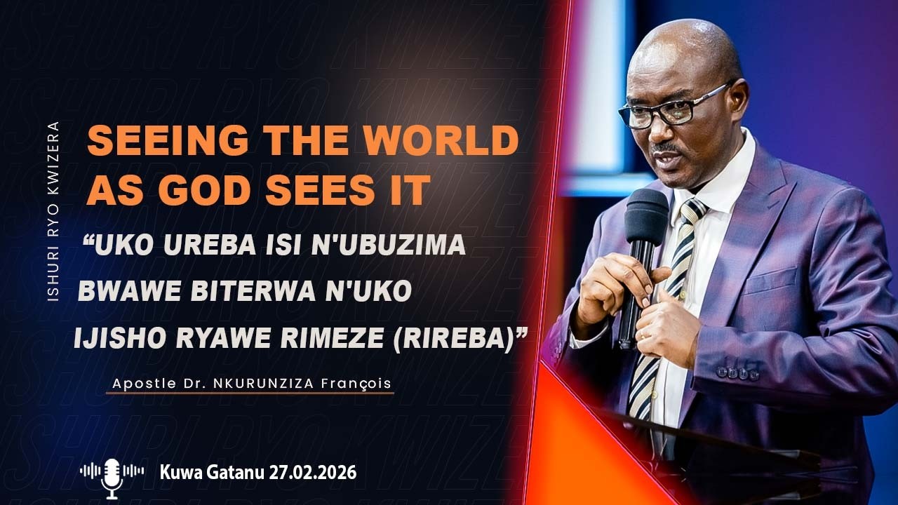 UKO UREBA ISI N'UBUZIMA BWAWE BITERWA N'UKO IJISHO RYAWE RIMEZE (RIREBA) | Apostle Dr.NKURUNZIZA