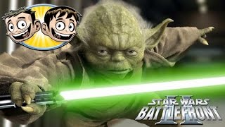 Star Wars Battlefront 2 Multiplayer Gameplay - Yoda, One Muppet Wrecking Crew - Brobrahs