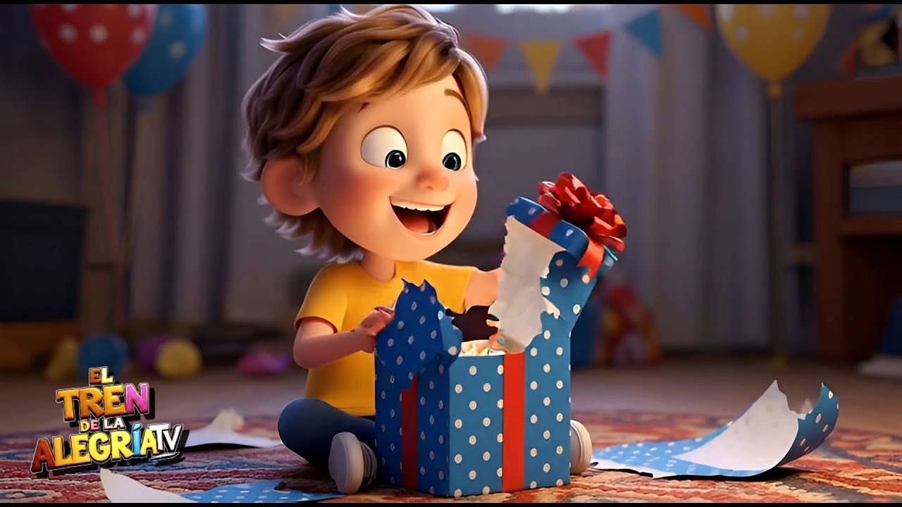 🎉🎂 La Fiesta de Cumpleaños Más Feliz 🎶🎉🎂🚂🎈El Tren de la alegría en Español 🚂🎈