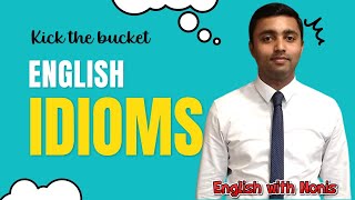 English Teacher Matthew on X: #idiom of the day! kick the bucket