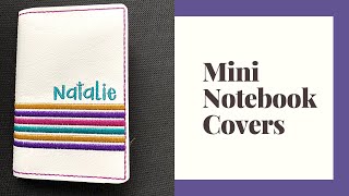 Mini composition notebook cover | In the hoop design