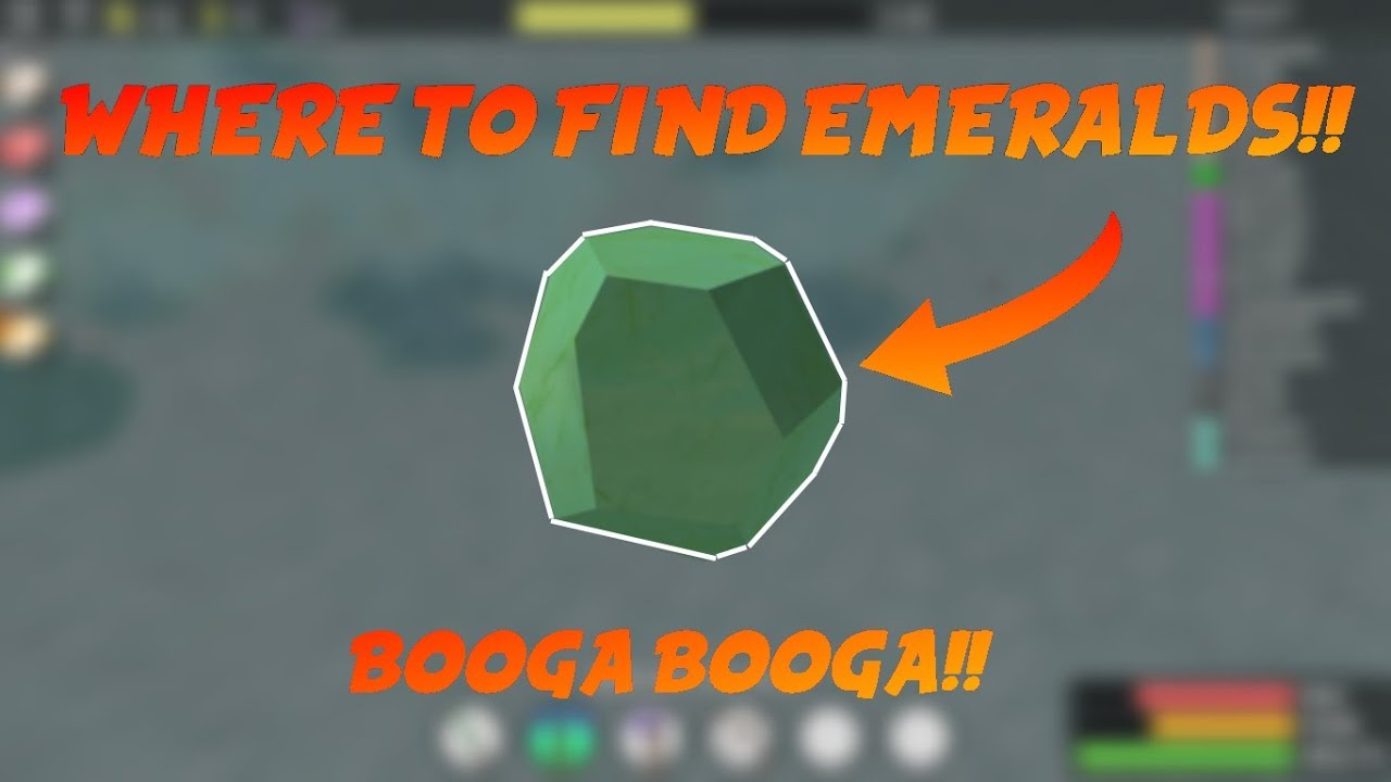 Where To Find Emeralds Emeralds Booga Booga Roblox Youtube - boogaboogaroblox instagram posts photos and videos picuki com