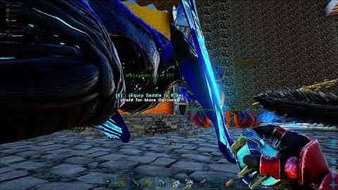 How to put a saddle on a Managarmr in Ark