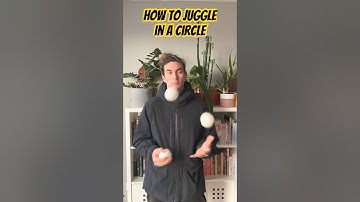 How to Juggle 3 Balls in a Circle - #juggling #circus #tutorial