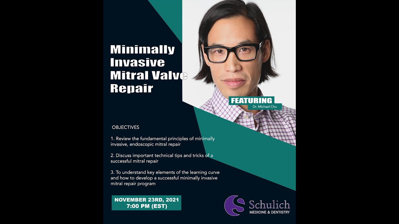 Minimally Invasive Mitral Valve Repair - YouTube