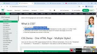 HTML TUTORIAL PART-5 | CSS INTRO