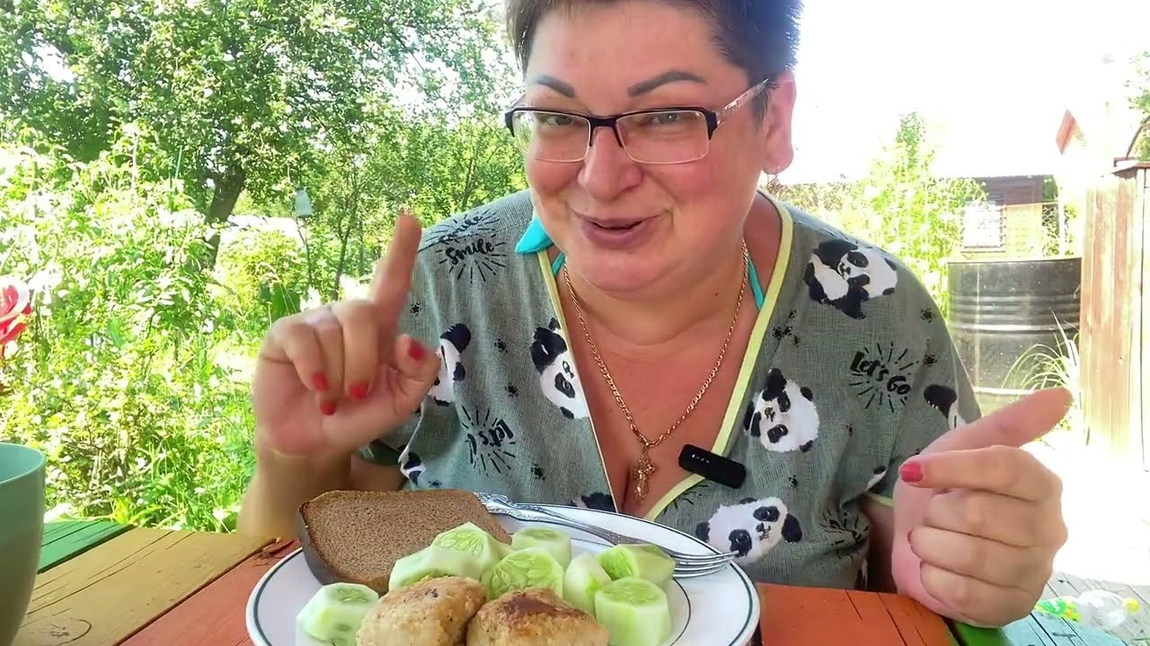 А У МЕНЯ ВСЕГДА,все вкусно/МУКБАНГ НА ДАЧЕ