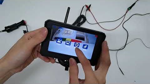 AMTIFO A6 Wireless Backup Camera System Operation Video