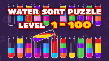 WATER SORT PUZZLE LEVEL 1-100