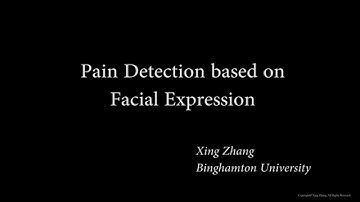 3D face based expression recognition on pain