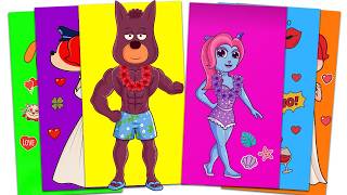 ANTEL and  enjoy a romantic getaway at the beach 🌊💕 #paperdiy #asmr #sherifflabrador