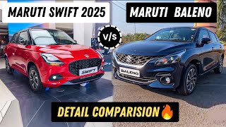Maruti Swift 2025 Vs Maruti Baleno 2025 - Which Is Better ? Detail Comparison