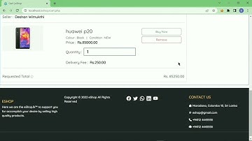 Web project Task 29 | 1st year | Semester 01 | Java Institute | eShop application.