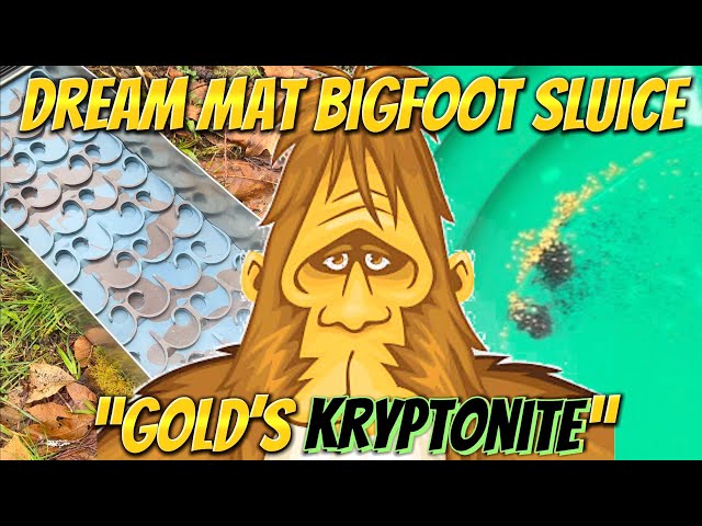 Prospectors Dream Big Foot Sluice Box with Mini Dream Mat