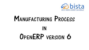 Manufacturing Process in Odoo version 6 - ERP Manufacturing Execution System