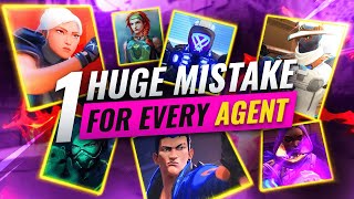 1 HUGE MISTAKE For Every AGENT! - Valorant