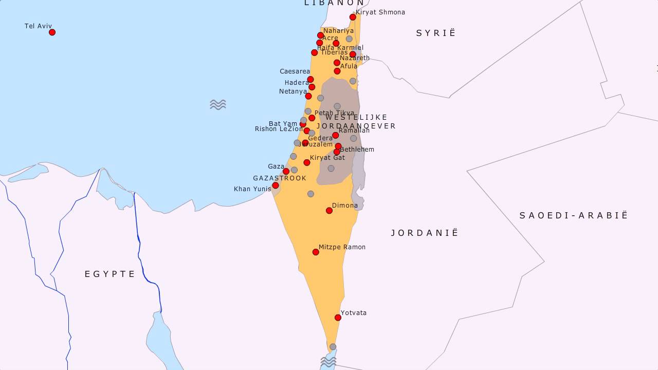 Topografie Israël - YouTube