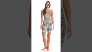 Amanzi Women's Tropics Kneelength Unitard | SwimOutlet.com