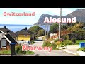 SWITZERLAND - NORWAY - Alesund - SUIZA - Lungern - Spain - ALHAMBRA - GRANADA - BRUSSELS