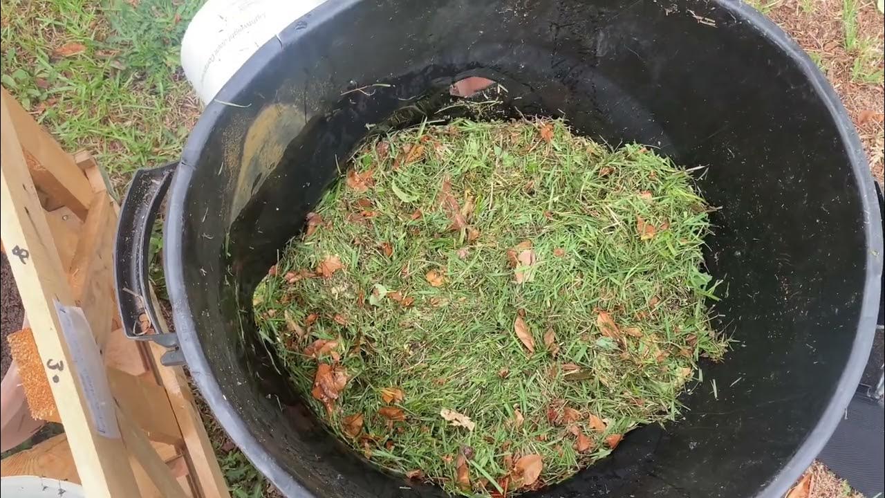 How to build a trash can compost bin YouTube