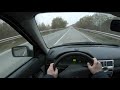 First person driving pov lada priora 4k quality