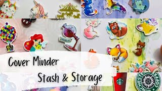 How I Store My (Large) Cover Minder Stash || #CoverMinderChallenge