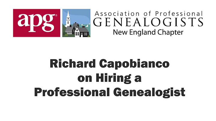 NEAPG - Richard Capobianco on Hiring a Professiona...