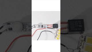 Sensor de movimiento PIR activando luces leds. Video completo en mi canal. #electrónica #diy