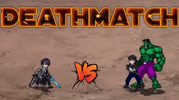 Kirito V2 (3 forms) VS Kevin OP & Hulk V2 in Jump Force Mugen