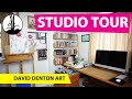 Studio tour  david denton art