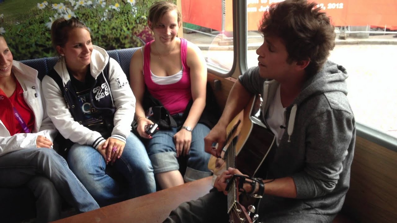 Bastian Baker plays at the Swiss Pop Up Radio in London