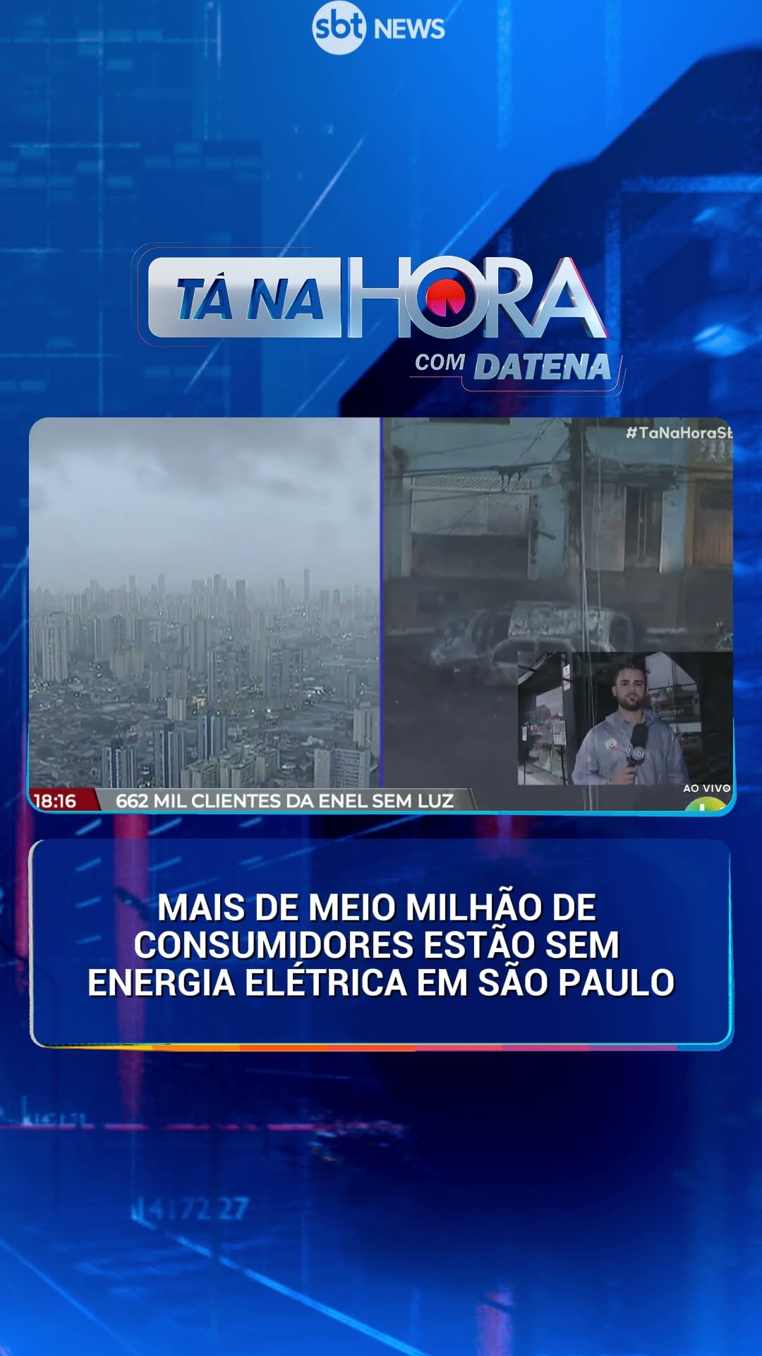 662 mil clientes da Enel estão sem luz em São Paulo e Grande São Paulo | Tá na Hora (20/12/24)