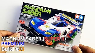 Build#13| How to Assemble Tamiya Mini4WD Magnum Saber Premium SuperII chassis #tamiya #mini4wd #toys