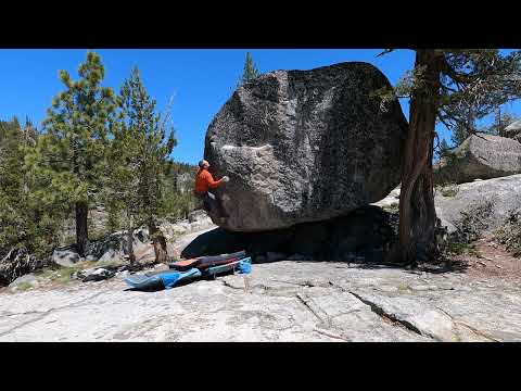 Beta Video for climb A Firm Resolve v11, Lake Tahoe