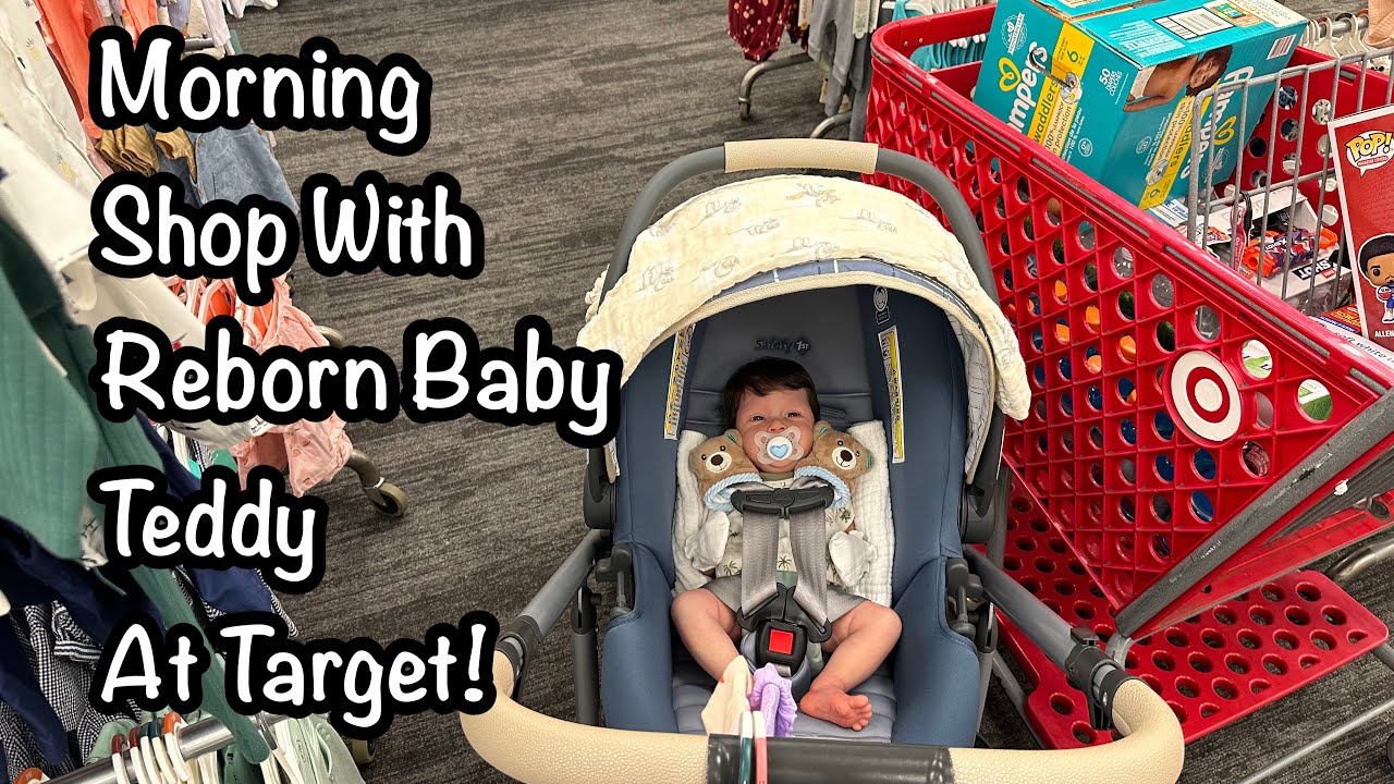 Shop With Reborn Baby Teddy At Target! TONS OF SALES!