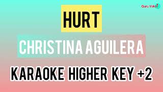 CHRISTINA AGUILERA - HURT (KARAOKE HIGHER KEY +2)